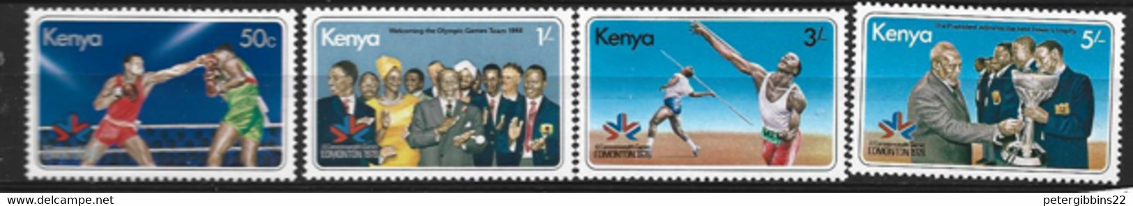 Kenya  1978  SG  127-30 Commonwealth Games  Unmounted Mint - Kenya (1963-...)