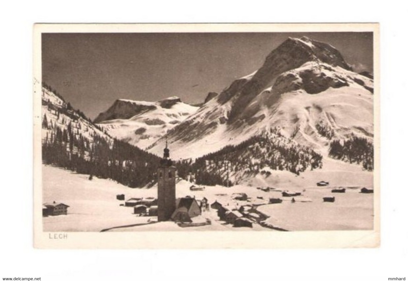 Lech Vorarlberg Gelaufen 1913 Arlberg Österreich - Lech