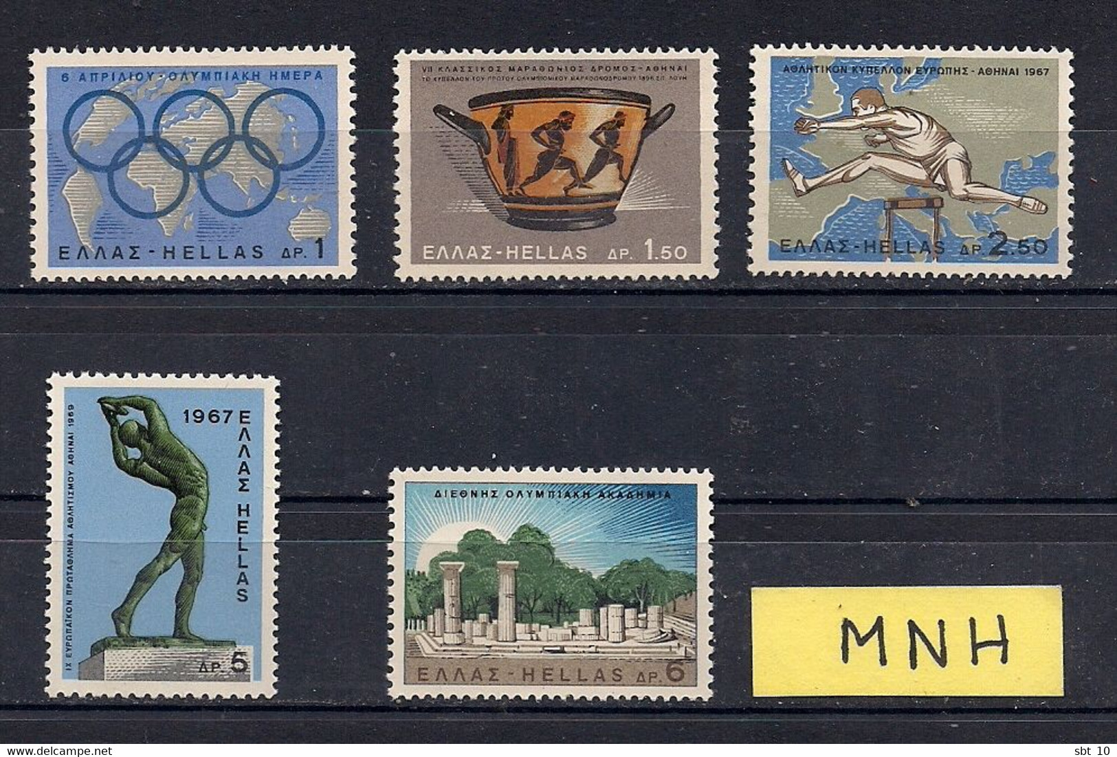 Greece - Lot Stamps, Sets Sports Events,Olympic Games - MNH - MH (10 Foto) - Sammlungen