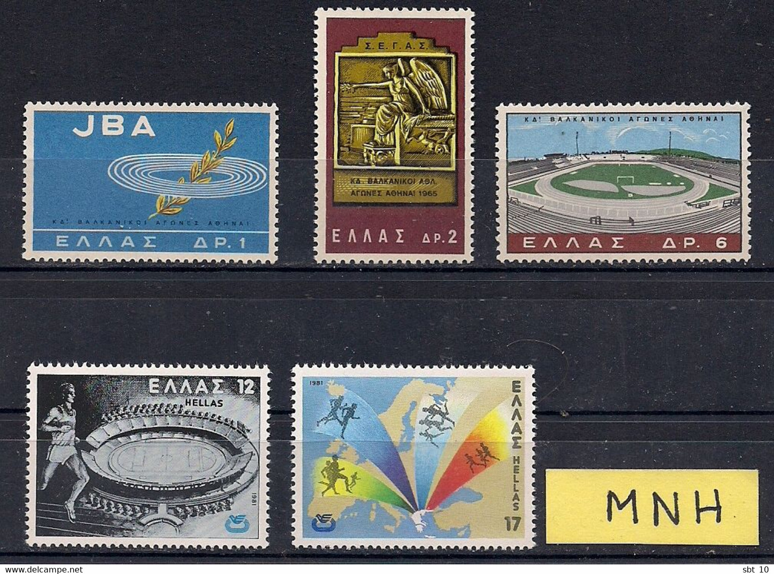 Greece - Lot stamps, sets Sports events,Olympic Games - MNH - MH (10 Foto)