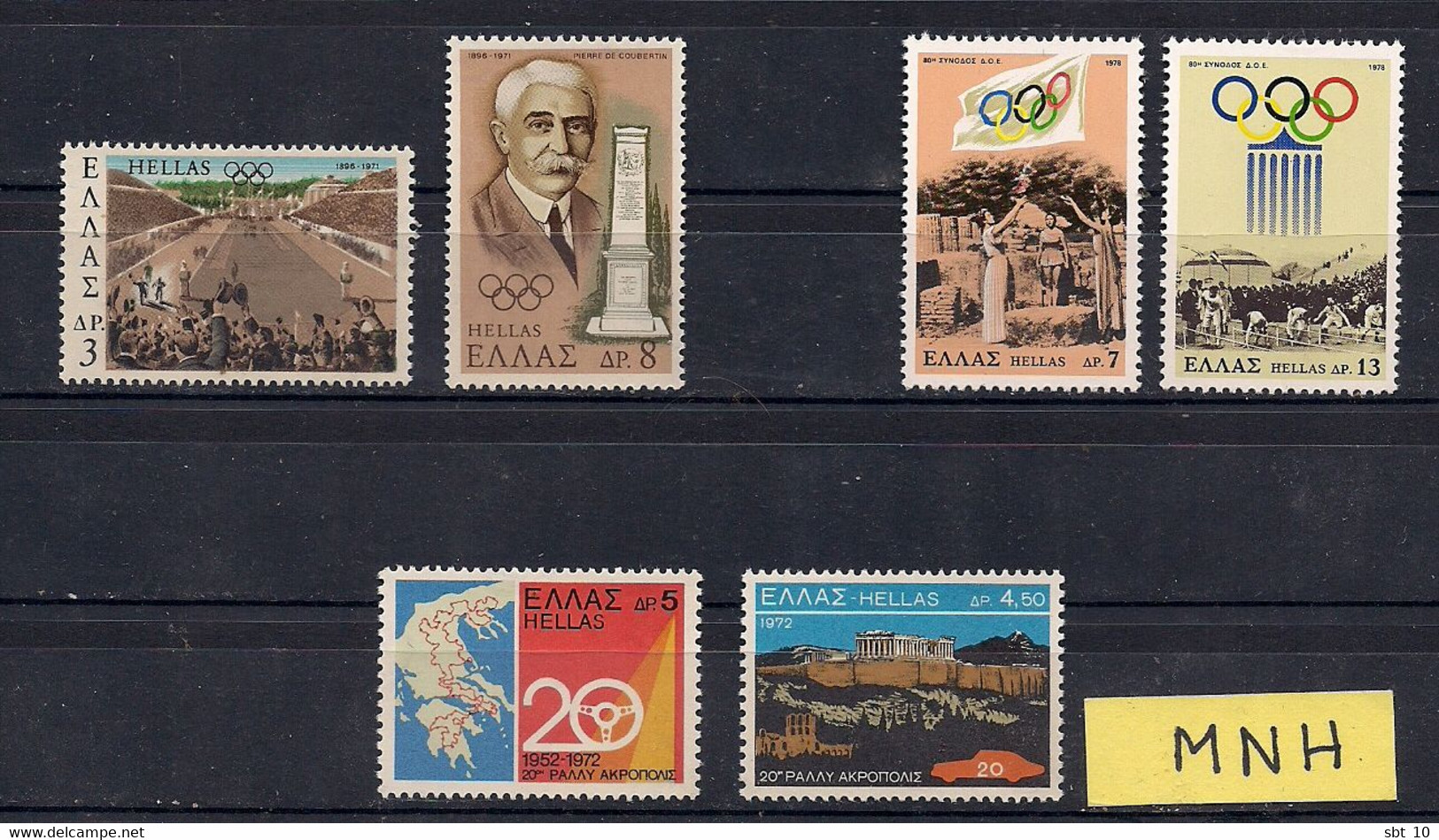 Greece - Lot stamps, sets Sports events,Olympic Games - MNH - MH (10 Foto)