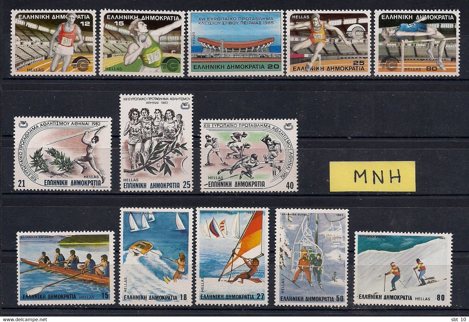 Greece - Lot stamps, sets Sports events,Olympic Games - MNH - MH (10 Foto)