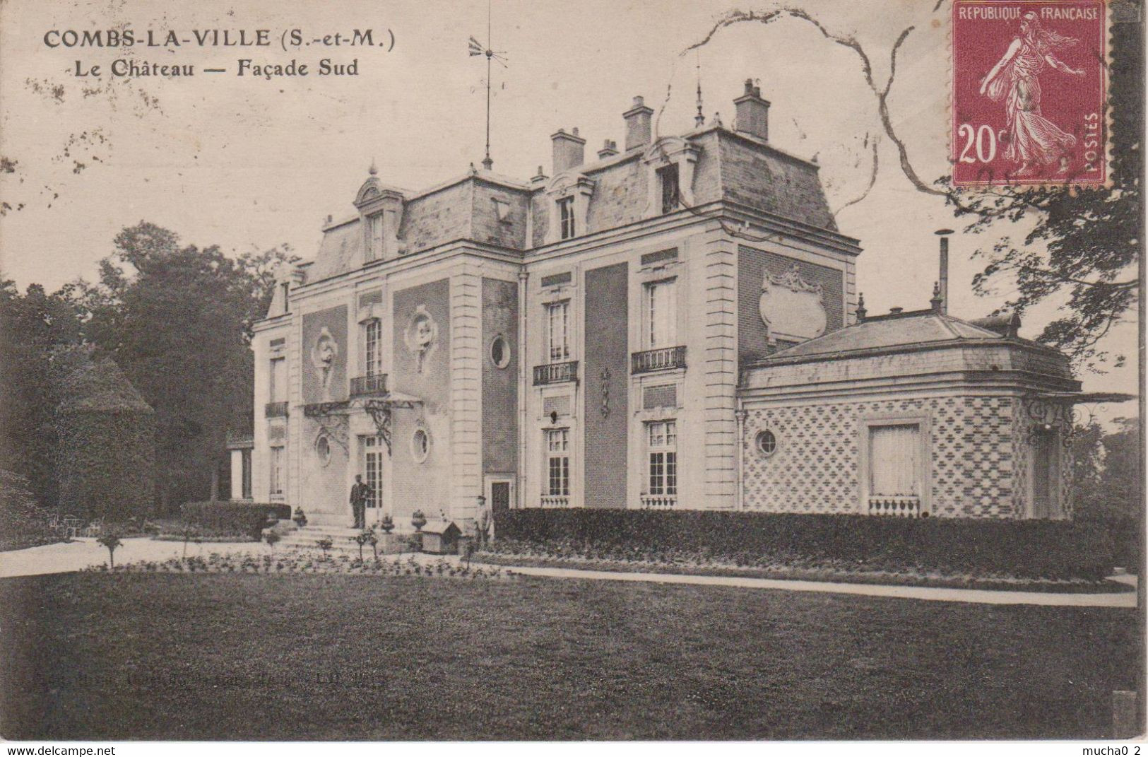 77 - COMBS LA VILLE - LE CHATEAU - FACADE SUD - Combs La Ville