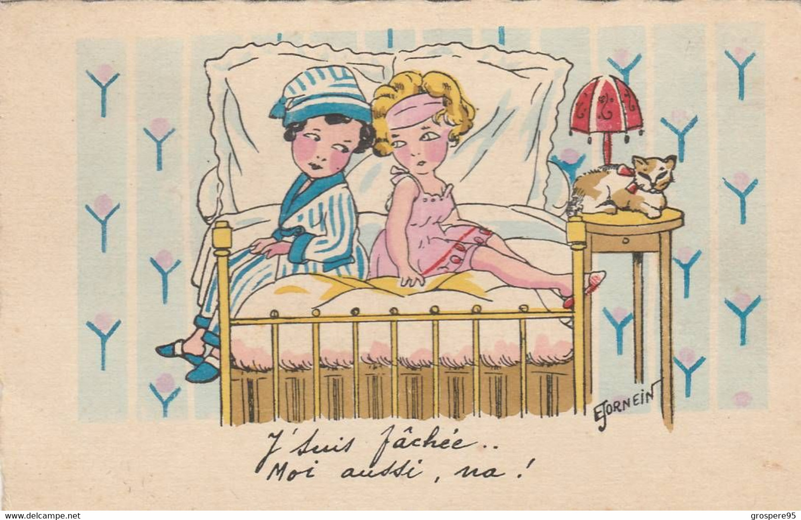 ENFANTS FILLE GARCON CHAT ILLUSTRATEUR EJORNEIN J'SUIS FACHEE MOI AUSSI NA! - Andere & Zonder Classificatie