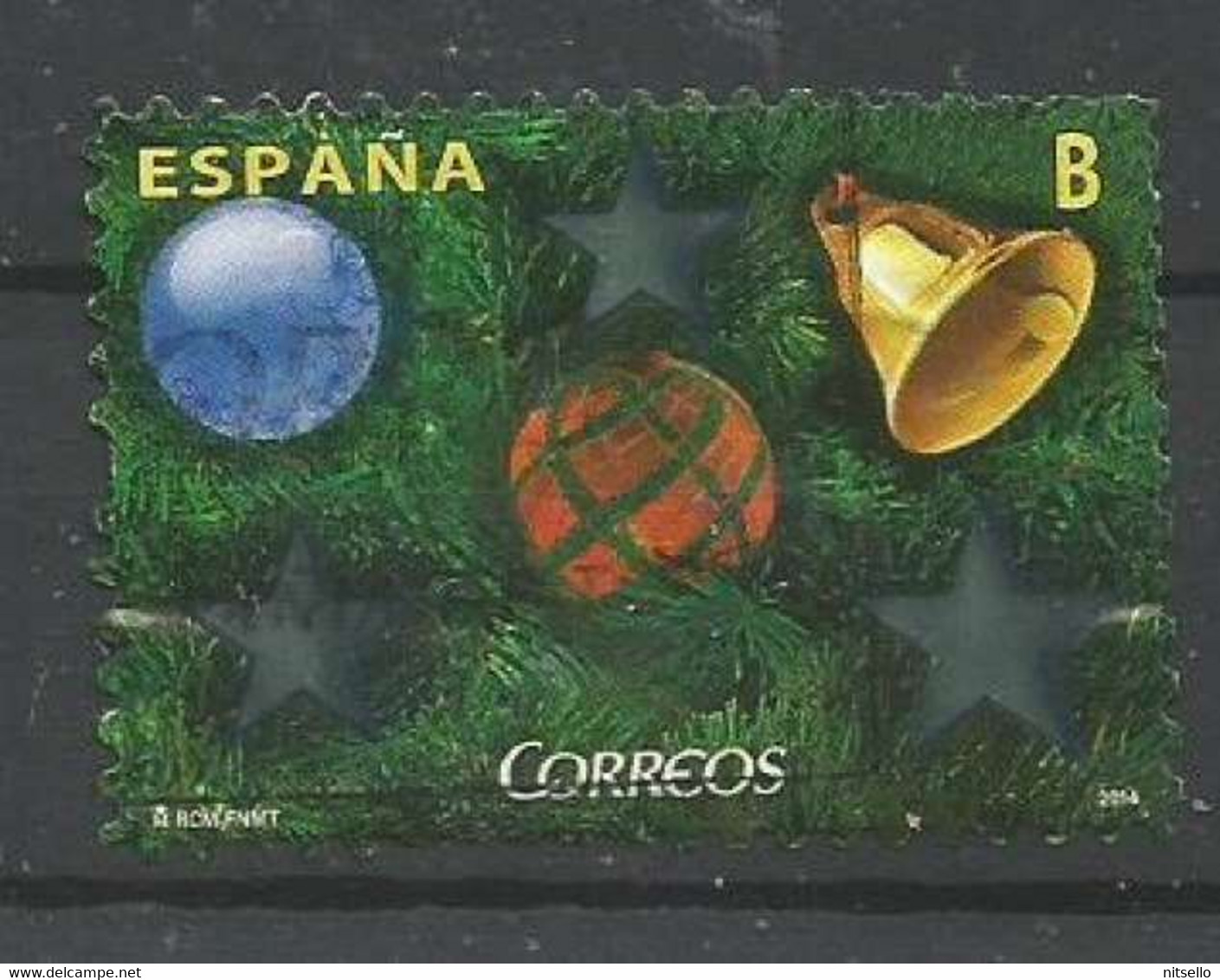 LOTE 2226  //// ESPAÑA  2014 - YT N° 4635 - Décorations De Sapin De Noël - Cote 2,30 - Usati