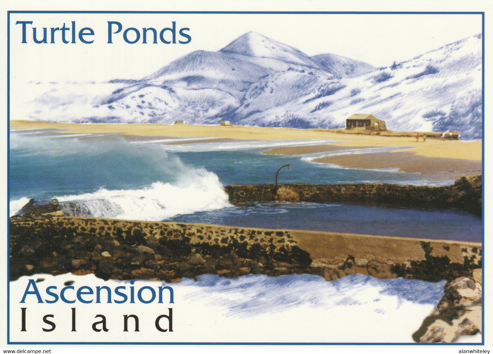 ASCENSION ISLAND 2001 Tourism: Set of 10 Postcards MINT/UNUSED