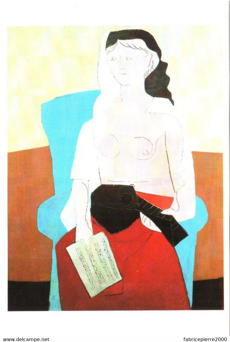 CPM - La Musicienne, Par Pablo PICASSO, 1925 TBE The Musician. Collection Particulière - Picasso