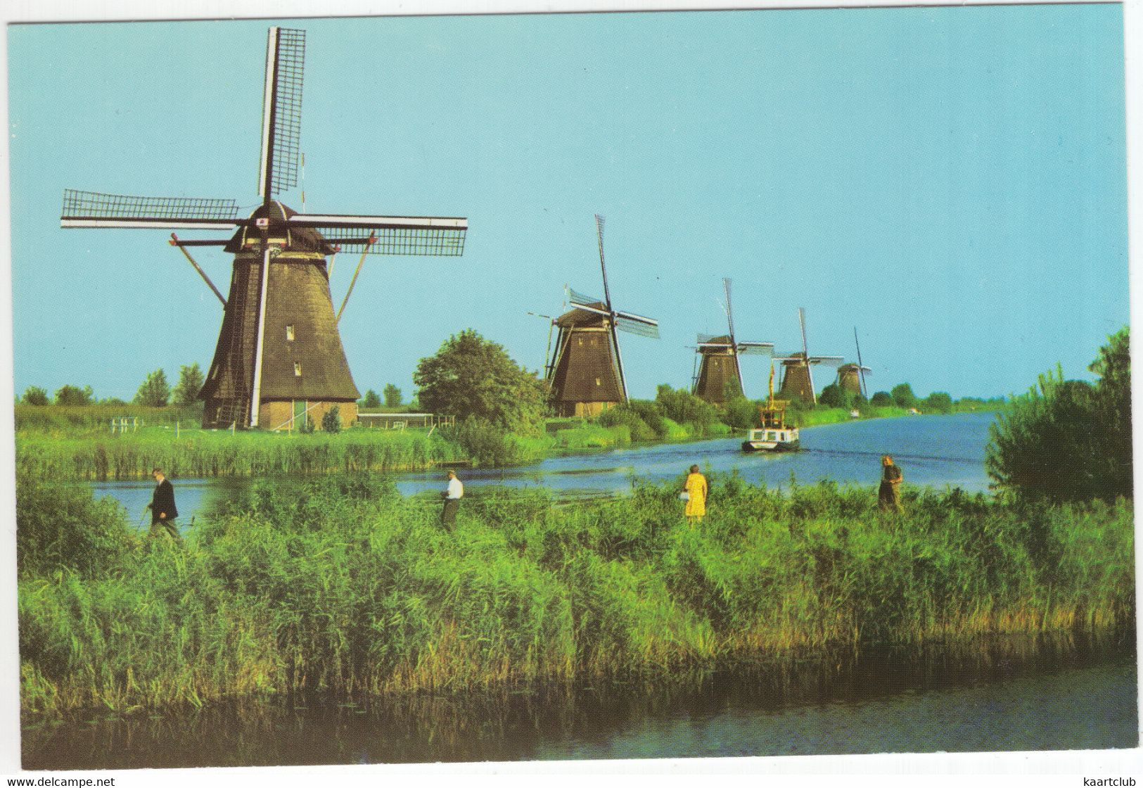 Kinderdijk - Poldermolens - Waterschap 'De Overwaard' - Grondzeiler - (Nederland, Zuid-Holland) - Moulin/Mill/Mühle - Kinderdijk