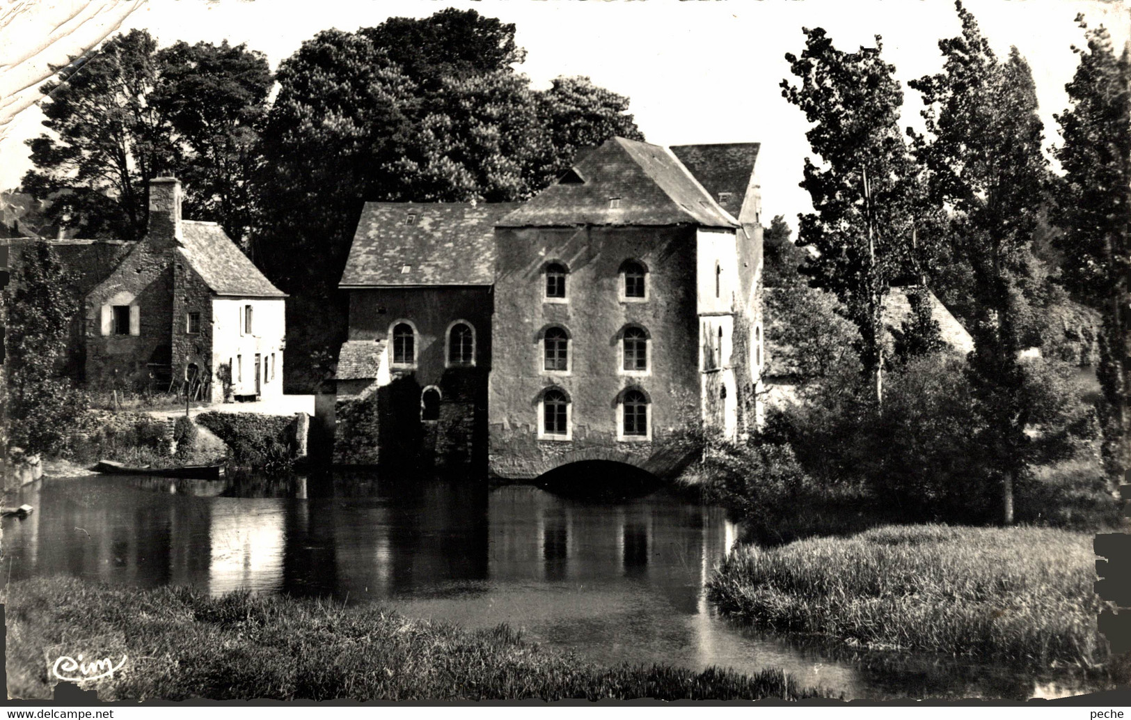 N°87671 -cpsm Noyer Sur Sarthe -le Vieux Moulin- - Molinos De Agua