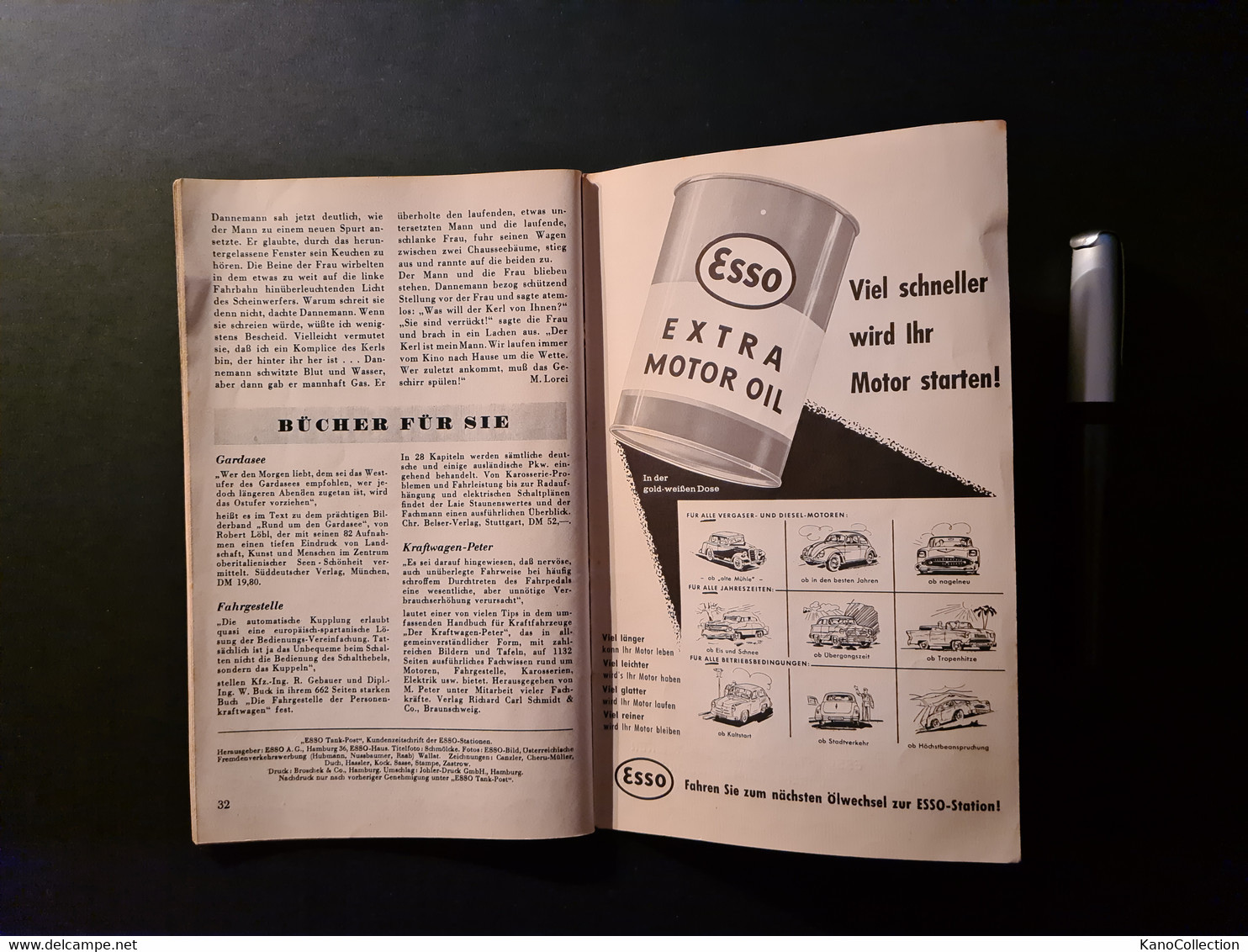 Adolf Renker's Esso-Tankpost, Nr. 5 1958, 32 Seiten - Cars & Transportation