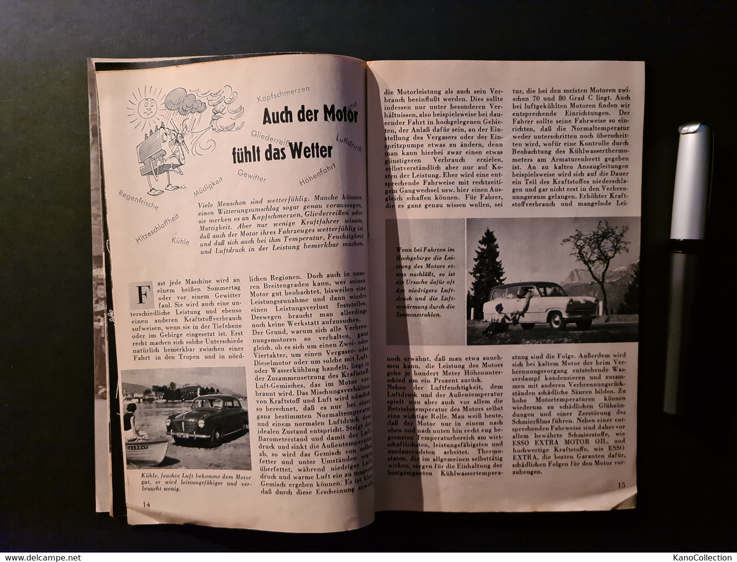 Adolf Renker's Esso-Tankpost, Nr. 6 1958, 32 Seiten - Automobile & Transport
