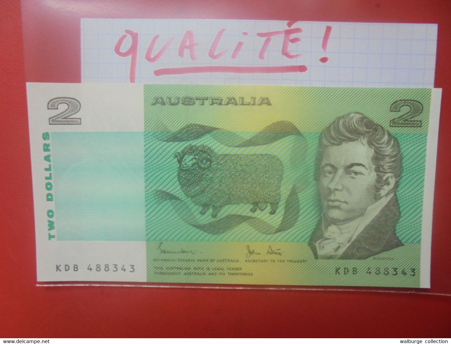 AUSTRALIE 2$ 1974-85 Signature "D" Neuf-UNC (B.25) - 1974-94 Australia Reserve Bank (Banknoten Aus Papier)