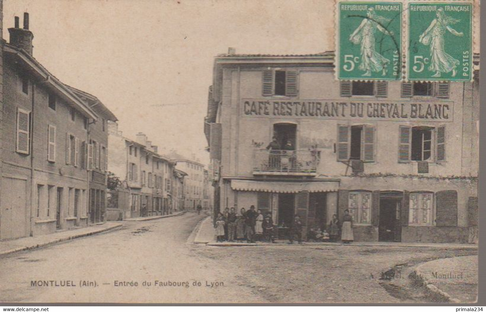 MONTLUEL - ENTREE DU FAUBOURG DE LYON - Montluel