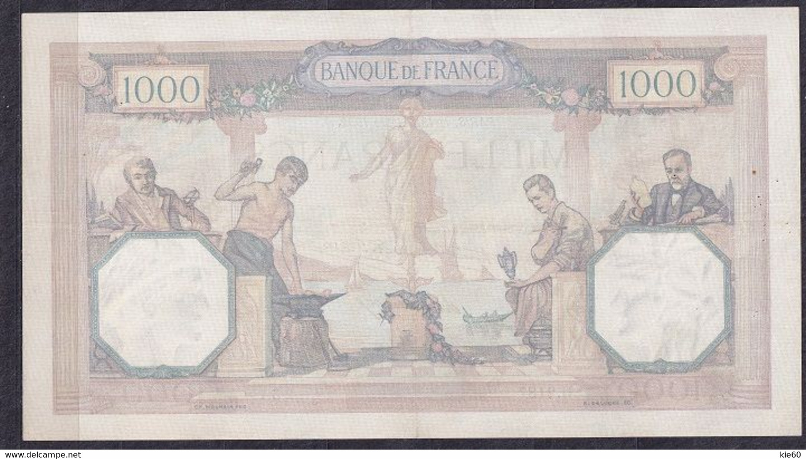 France - 1932-  1000 Frank  13.10.32..-. P79b11 - 1 000 F 1927-1940 ''Cérès Et Mercure''