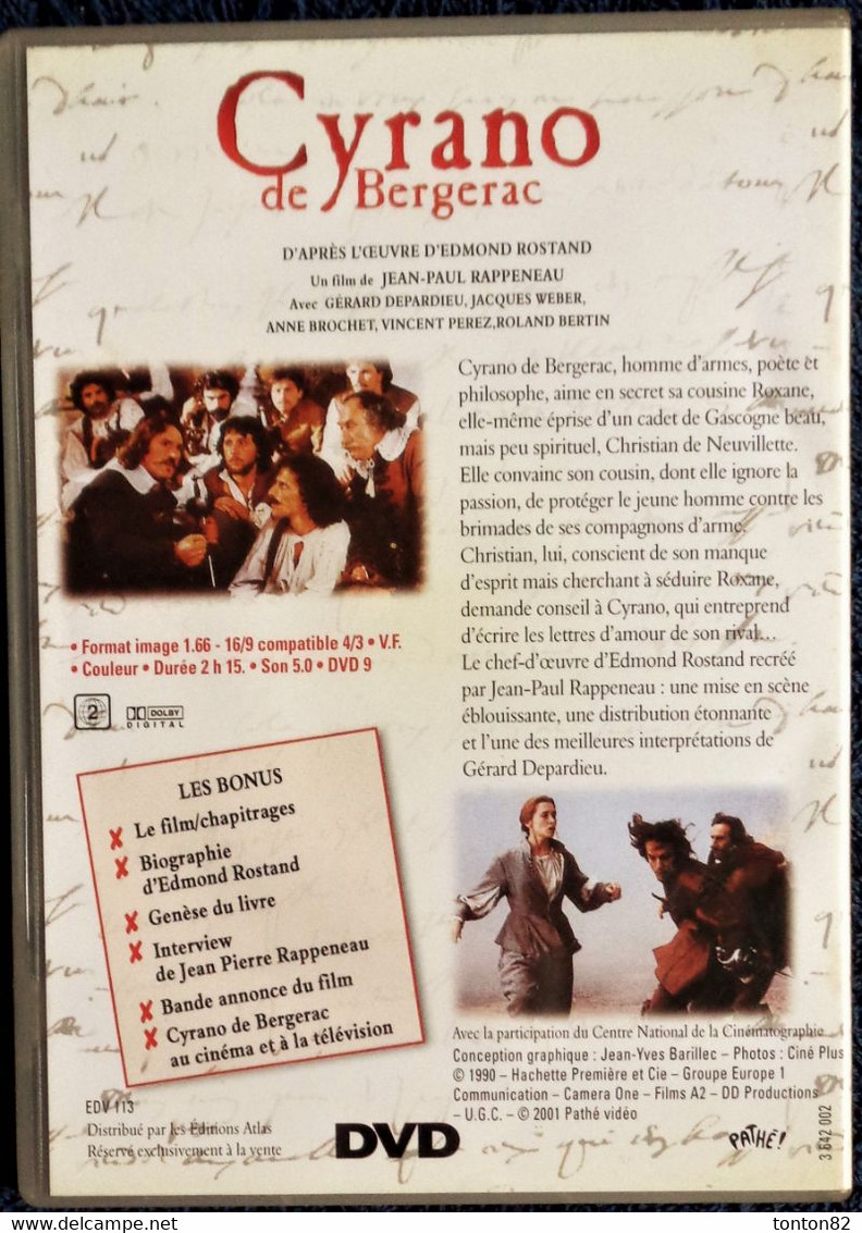 Cyrano De Bergerac - Gérard Depardieu . - Klassiker