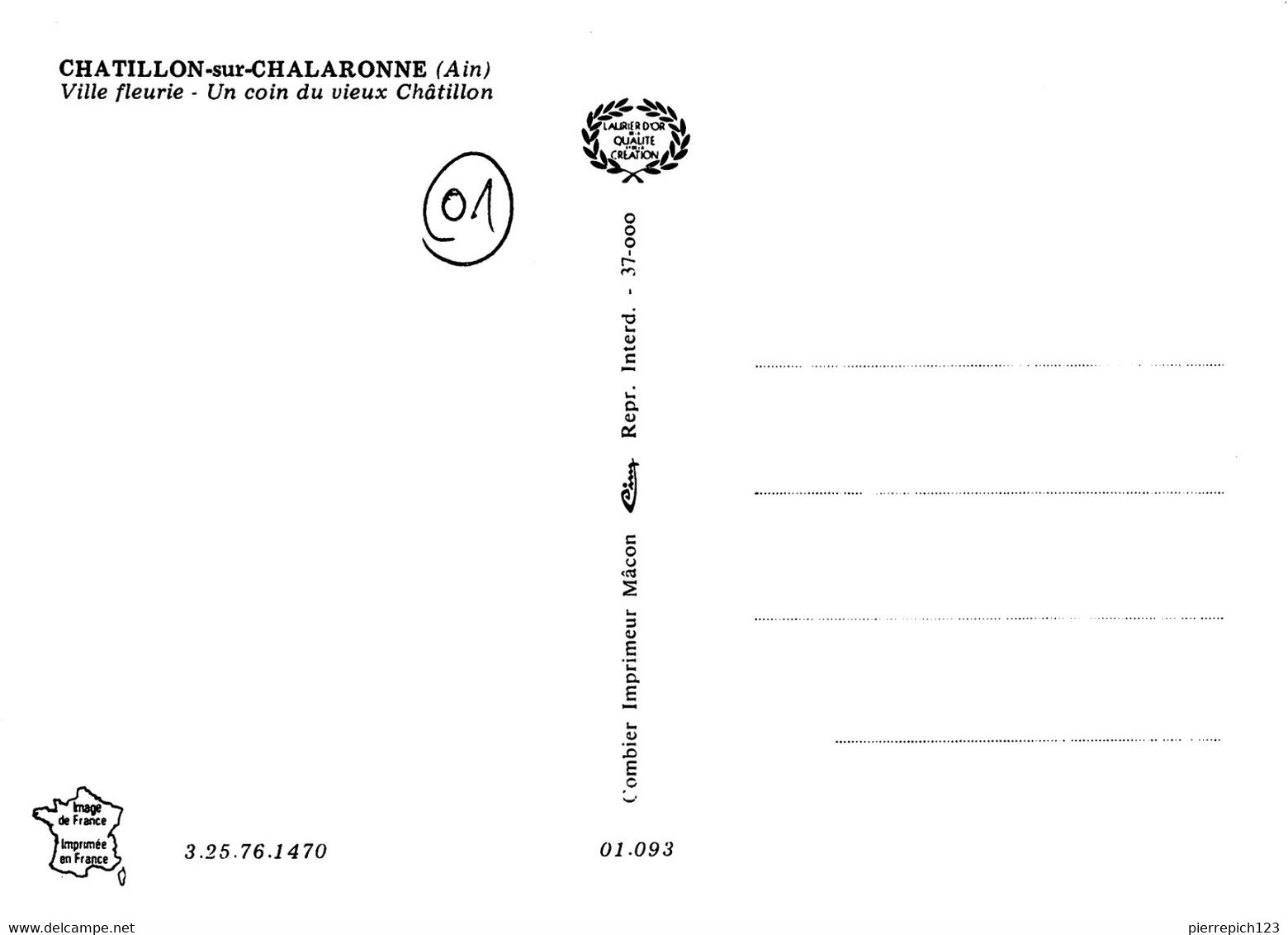 01 - Châtillon Sur Chalaronne - Un Coin Du Vieux Châtillon - Châtillon-sur-Chalaronne