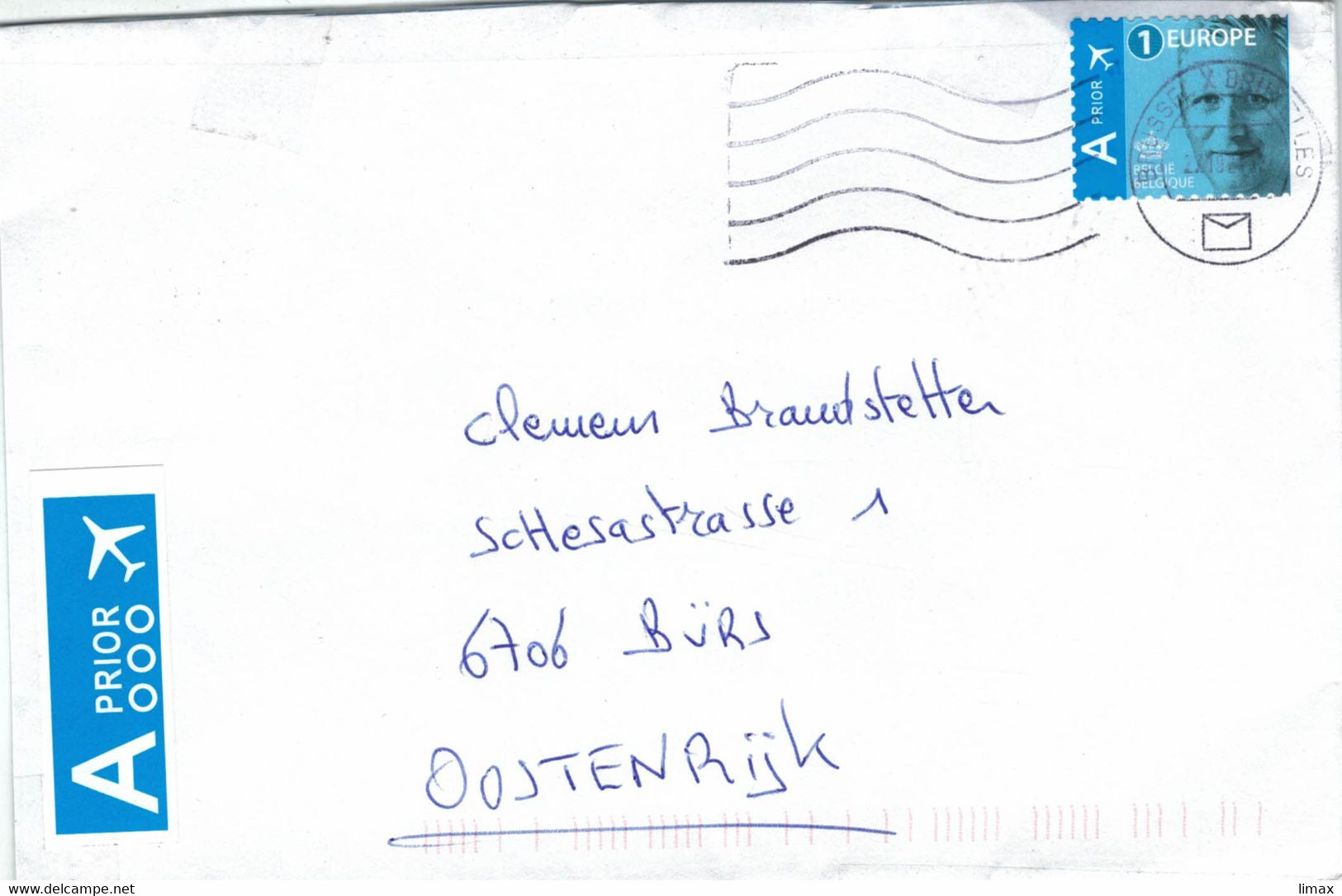 Brüssel 2021 - König - Maschinenstempel - Storia Postale