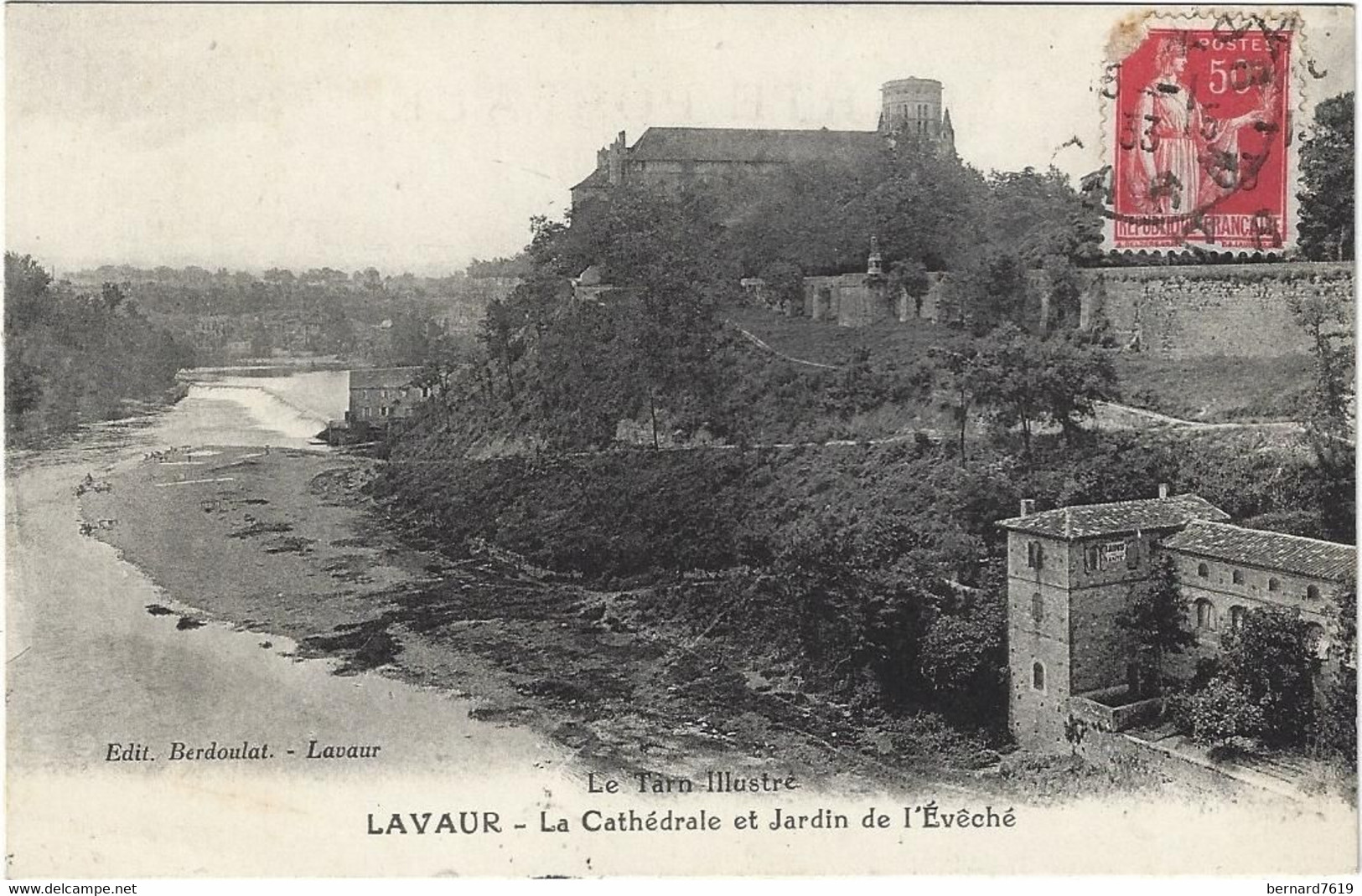 81  Lavaur  -    La Cathedrale Et Jardin De L'eveche - Lavaur