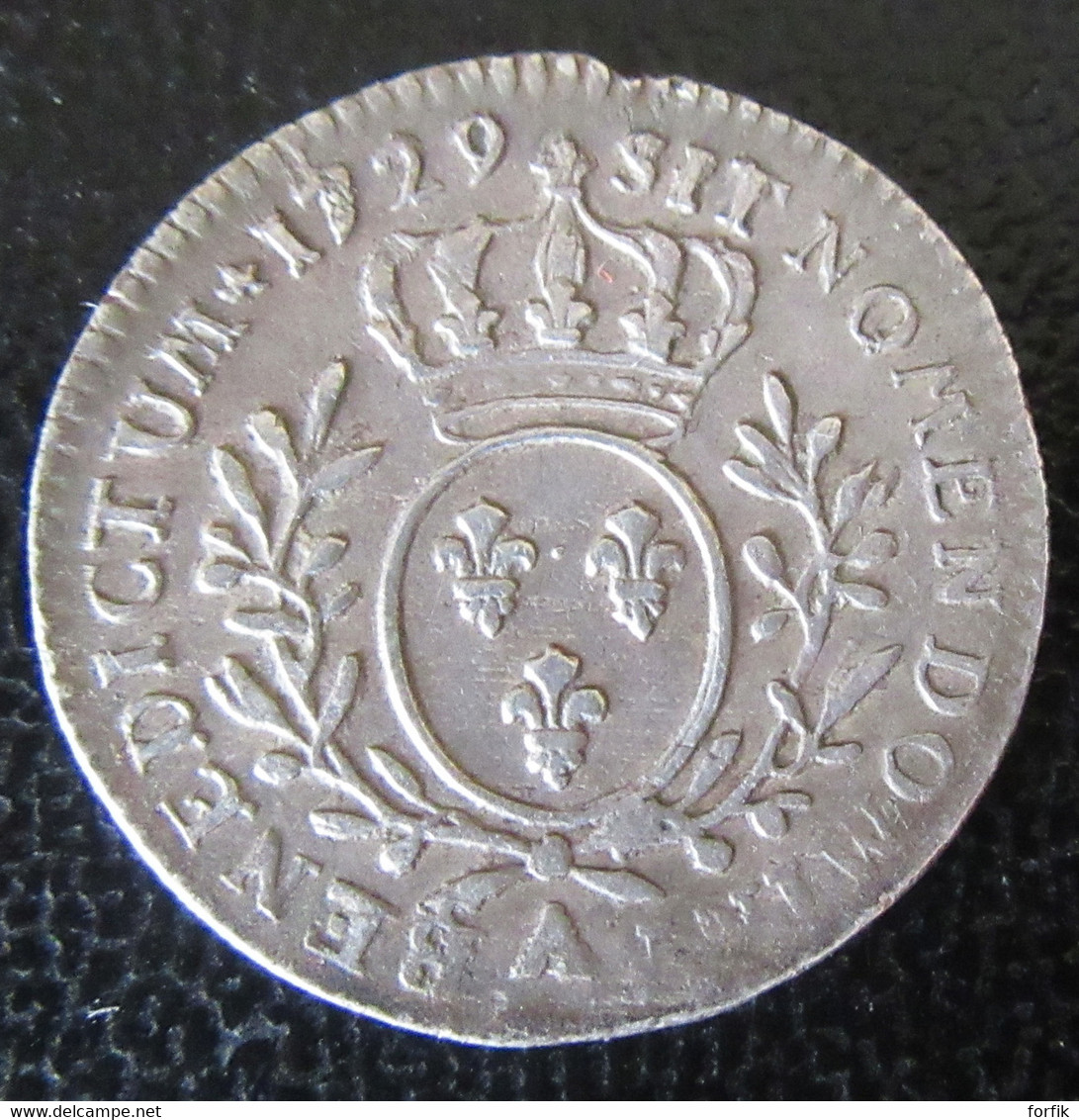 Prix En Baisse ! France - Monnaie 1/10 Dixième D'Ecu Louis XV 1729 A (Paris) En Argent - 2,91g - TB+ / TTB - 1715-1774 Louis  XV The Well-Beloved