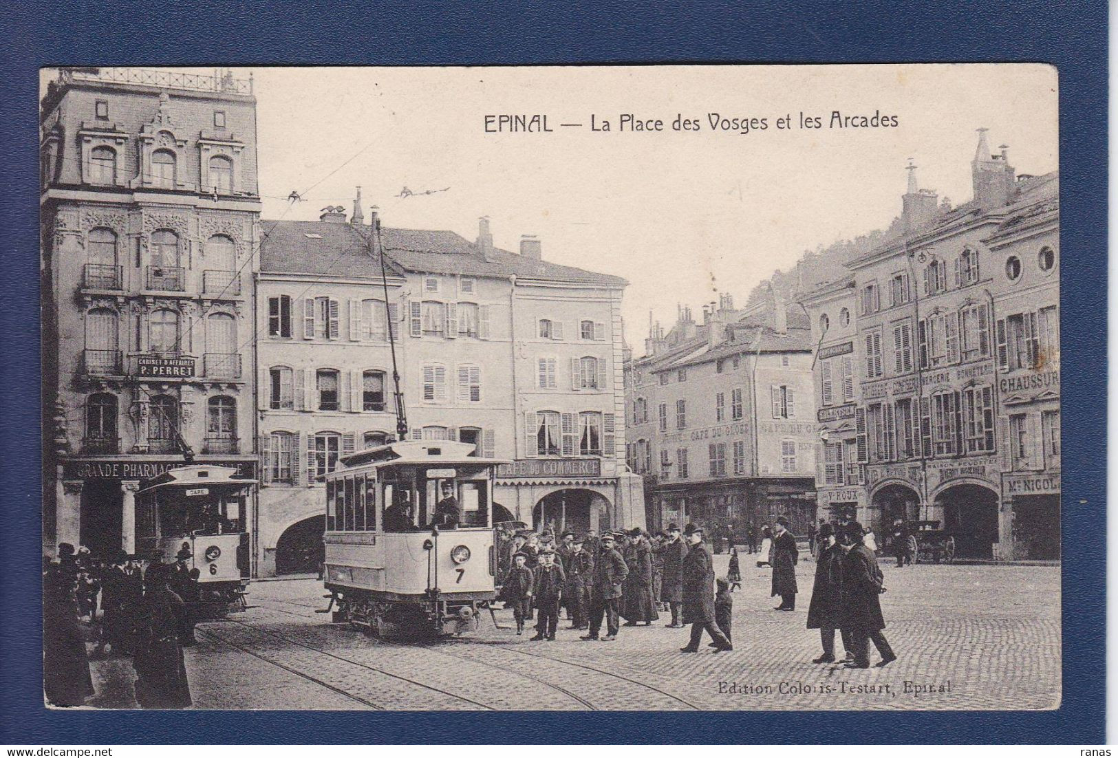 CPA [88] Vosges > Epinal Tramway Non Circulé - Epinal