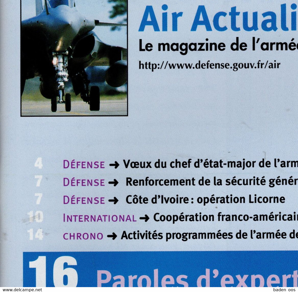 Air Actualités Janvier 2003 N°558 - Français