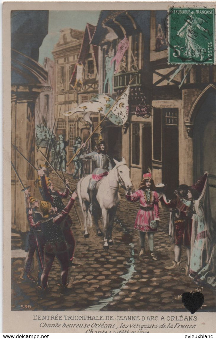 6 Cartes Postales Historiques/ JEANNE D'ARC/ Lacroix Phot./ N°596/Dauphin/Ste Colombe, Prés GAILLON/Vers 1912  CPDIV351 - Fotos