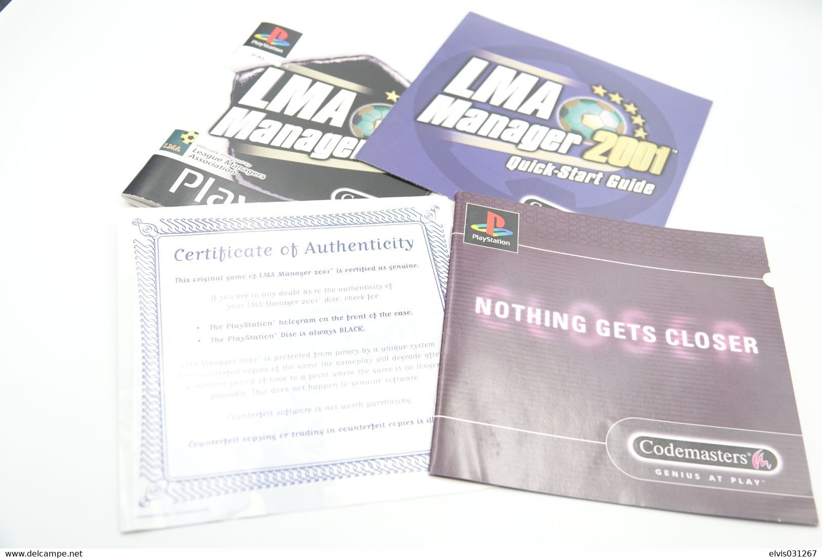 SONY PLAYSTATION ONE PS1 : LMA MANAGER 2001 FOODBALL SOCCER - CODEMASTERS - Playstation