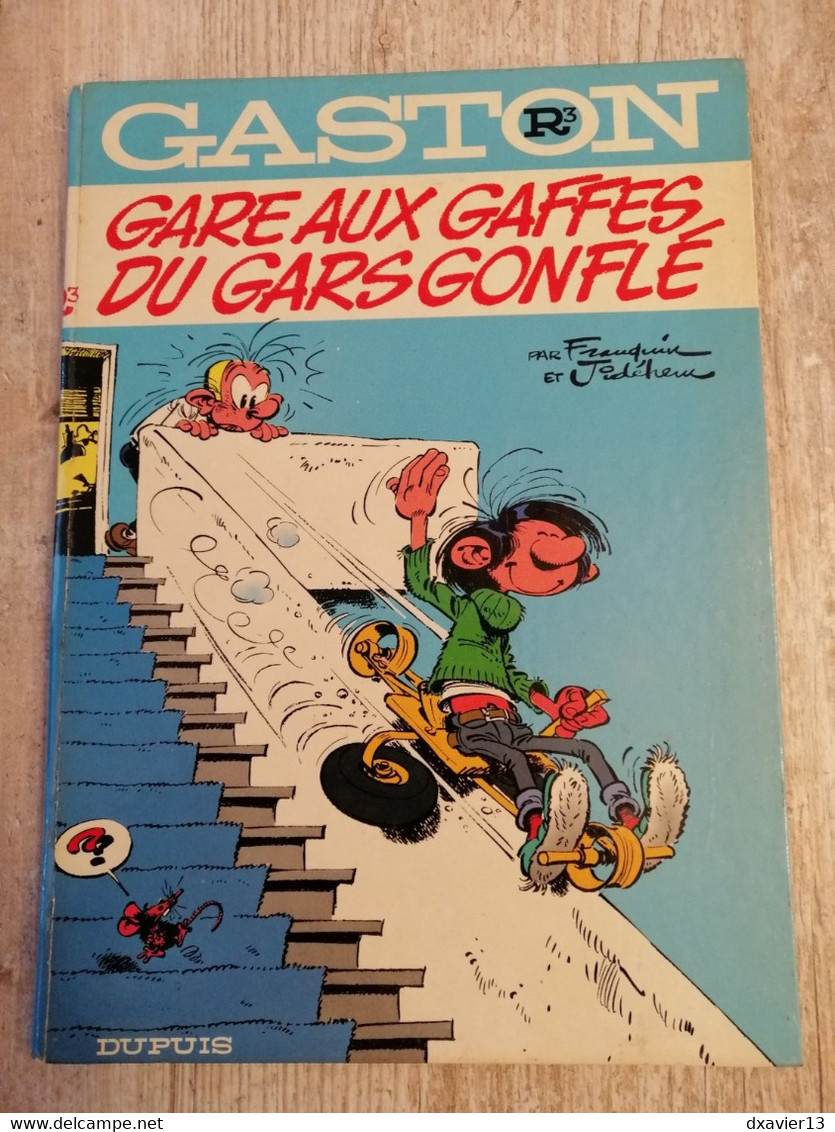 Bande Dessinée - Gaston R3 - Gare Aux Gaffes Du Gars Gonflé (1973) - Gaston
