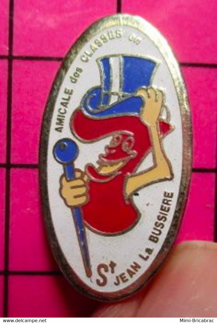 815B Pin's Pins / Beau Et Rare / THEME : ASSOCIATIONS / AMICALE DES CLASSES EN 7 ST JEAN LA BUSSIERE - Militaria