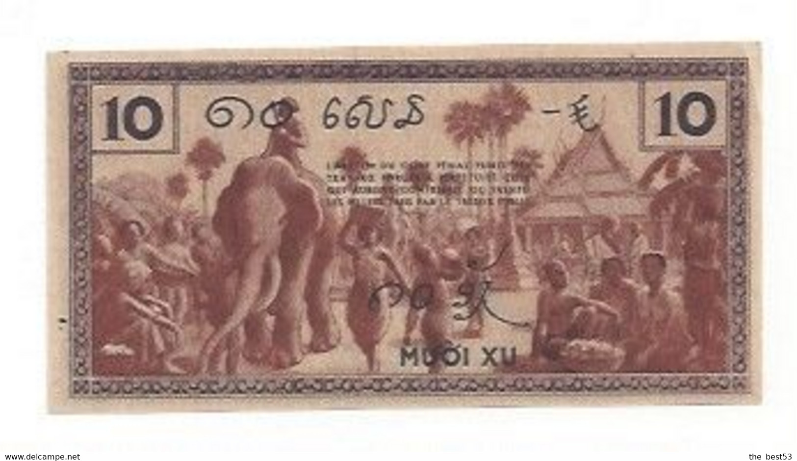 Banque De L' Indochine   -    10 Cents Gouvernement Général - Indocina