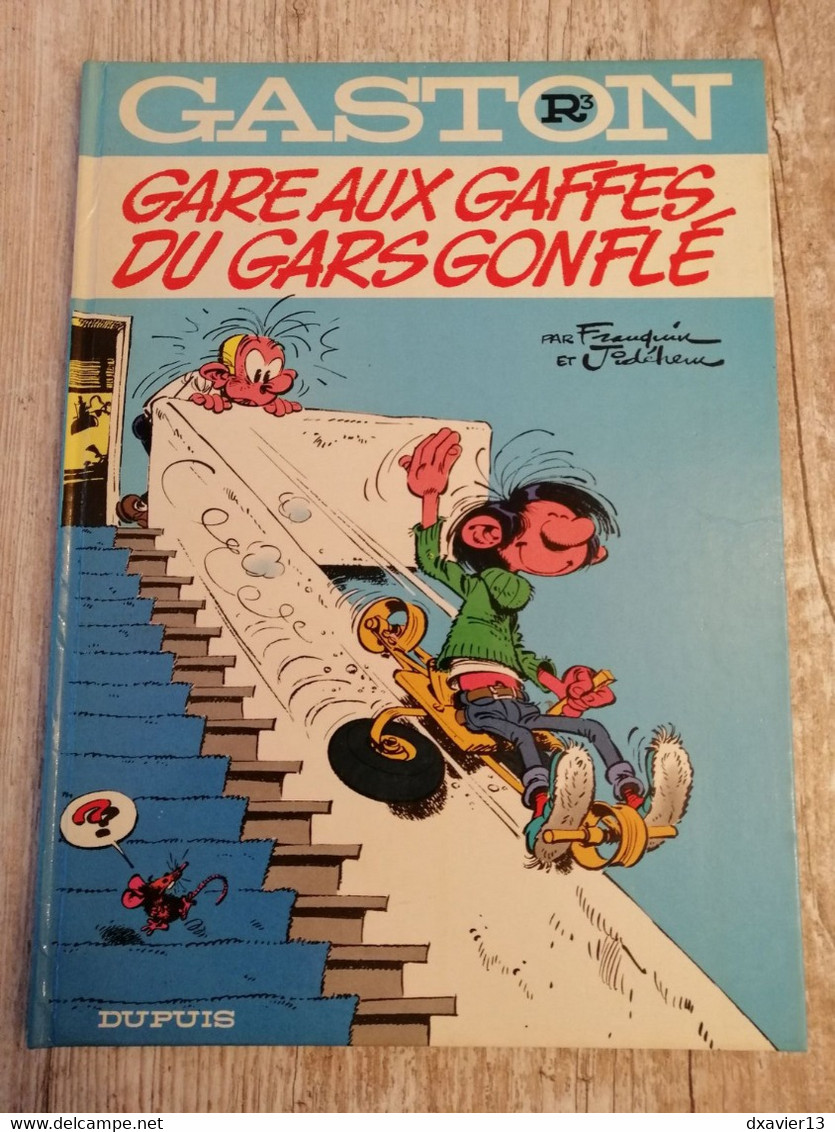 Bande Dessinée - Gaston R3 - Gare Aux Gaffes Du Gars Gonflé (1983) - Gaston
