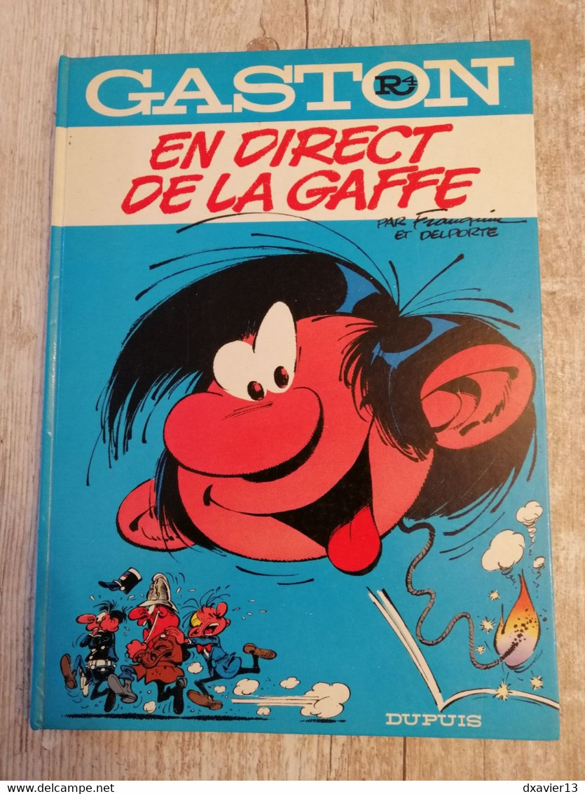 Bande Dessinée - Gaston R4 - En Direct De La Gaffe (1985) - Gaston