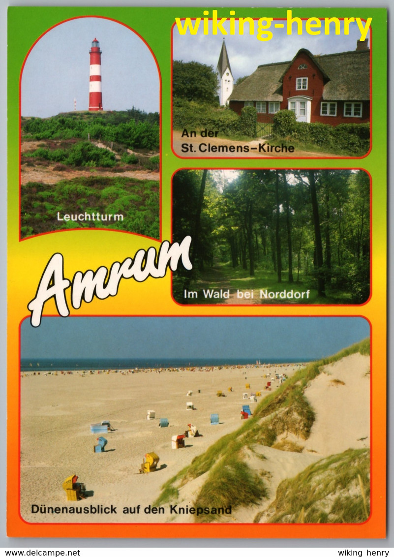 Amrum - Mehrbildkarte 7   Nordseeinsel - Nordfriesland