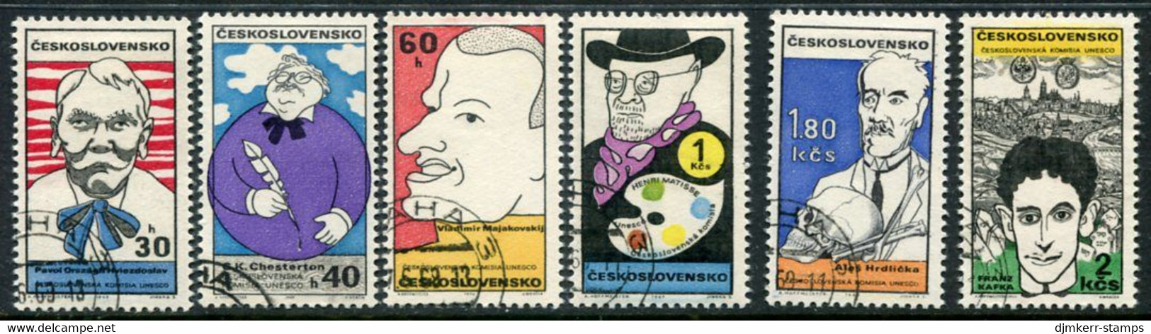 CZECHOSLOVAKIA 1969 Cultural Personalities Used  Michel 1878-83 - Usados