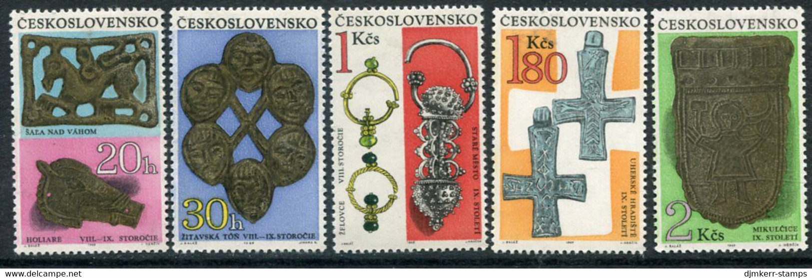 CZECHOSLOVAKIA 1969 Archaeology MNH / **  Michel 1898-1902 - Ungebraucht