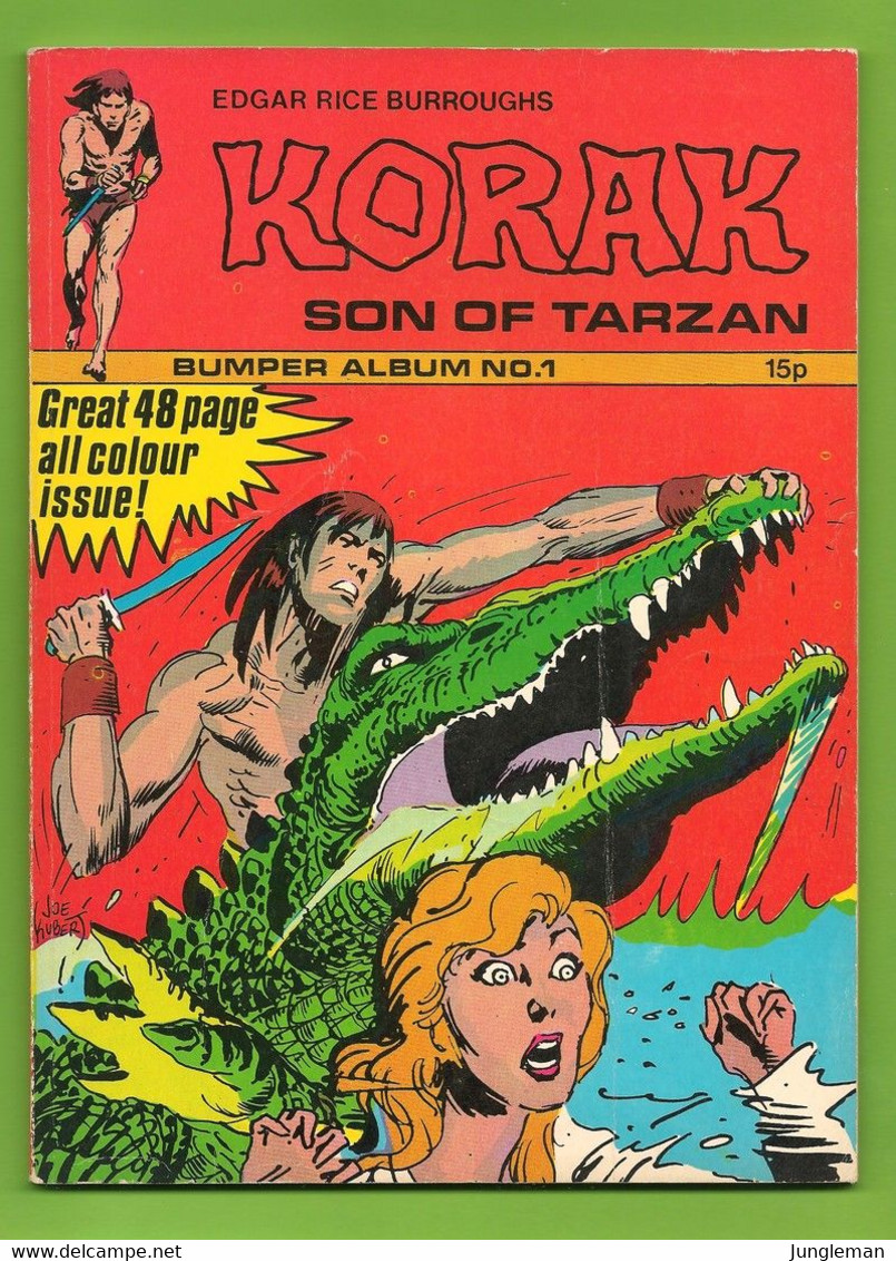 Korak Son Of Tarzan N° 1 - Bumper Album - Publication Top Sellers LTD  - 3 Histoires Dessinées Par Frank Thorne - BE - Autres Éditeurs