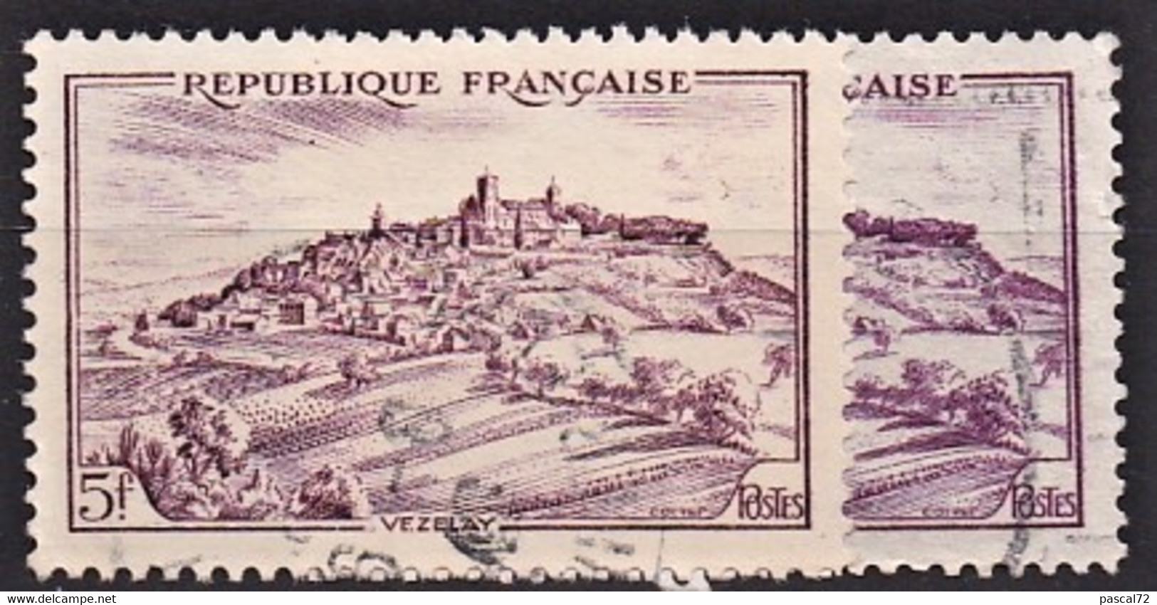 1946 Variété Sur Y&T N° 759 Exemplaire Normal + Exemplaire Pâle Oblitérés - Used Stamps