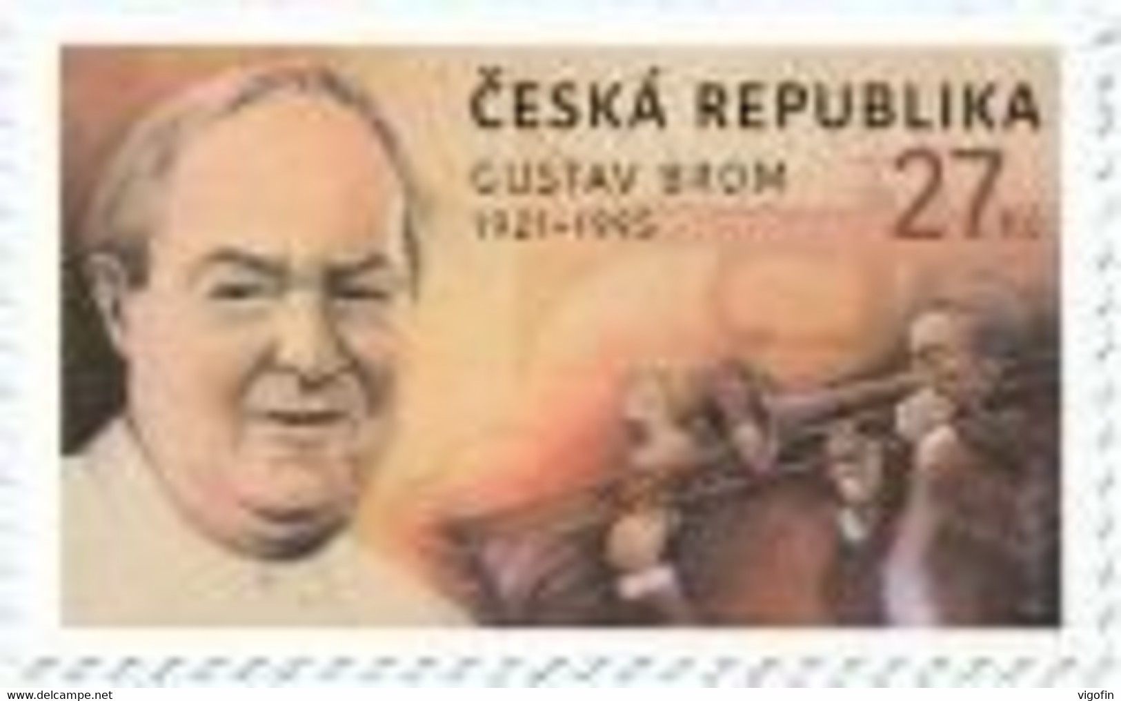 CZ 2021-1119 Gustav Brom, CZECH, 1v, MNH - Unused Stamps