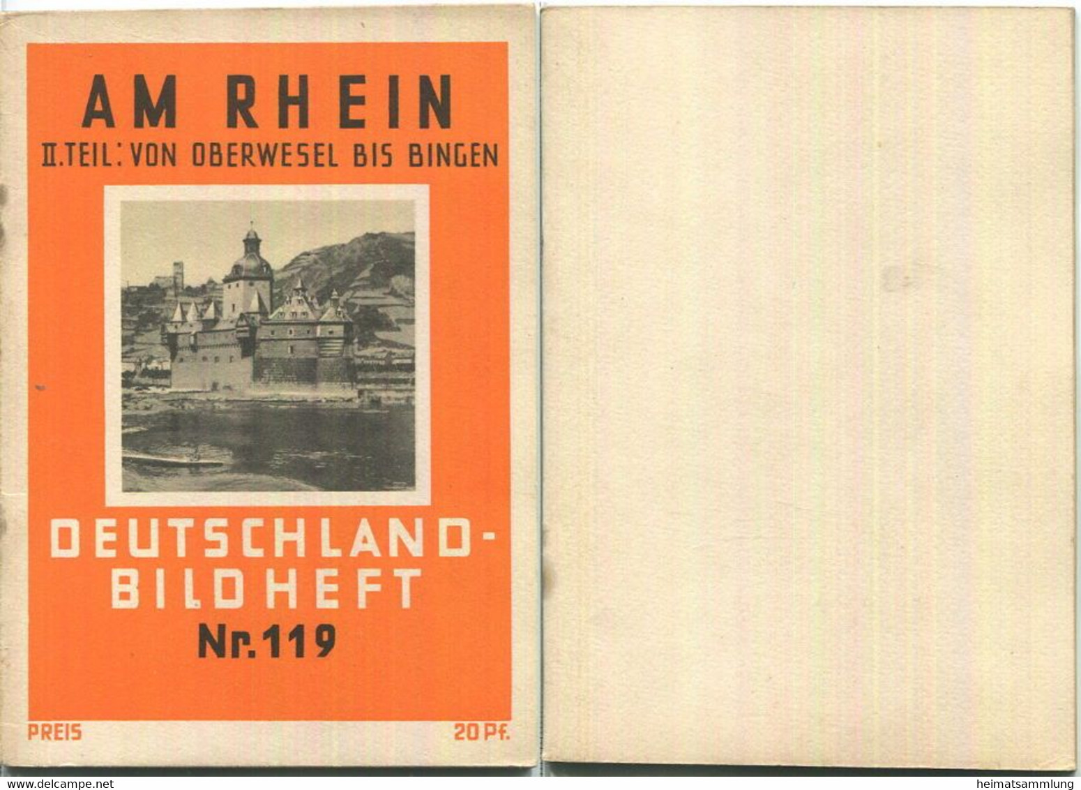 Nr. 119 Deutschland-Bildheft - Am Rhein - II. Teil: Von Oberwesel Bis Bingen - Other & Unclassified