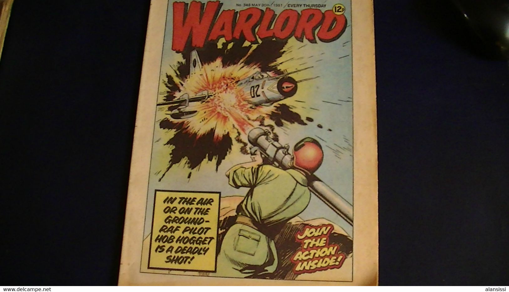 WARLORD    N°349      1981  FORMAT 21 X 30    32 PAGES - Fumetti  Britannici