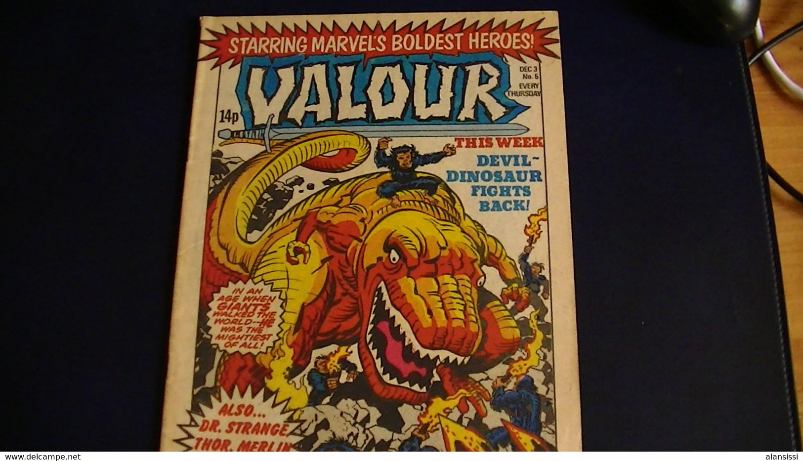 VALOUR    N°  5   1980  FORMAT 21 X 30    32 PAGES - BD Britanniques