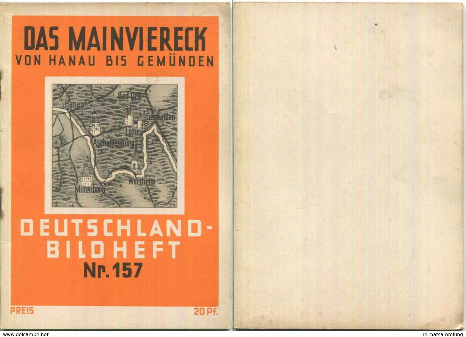 Nr. 157 Deutschland-Bildheft - Das Mainviereck Von Hanau Bis Gemünden - Sonstige & Ohne Zuordnung