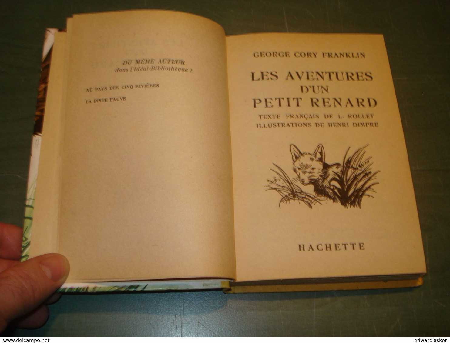 Les Aventures D'un Petit Renard //Georges C. Franklin - Hachette - 1957 - Hachette