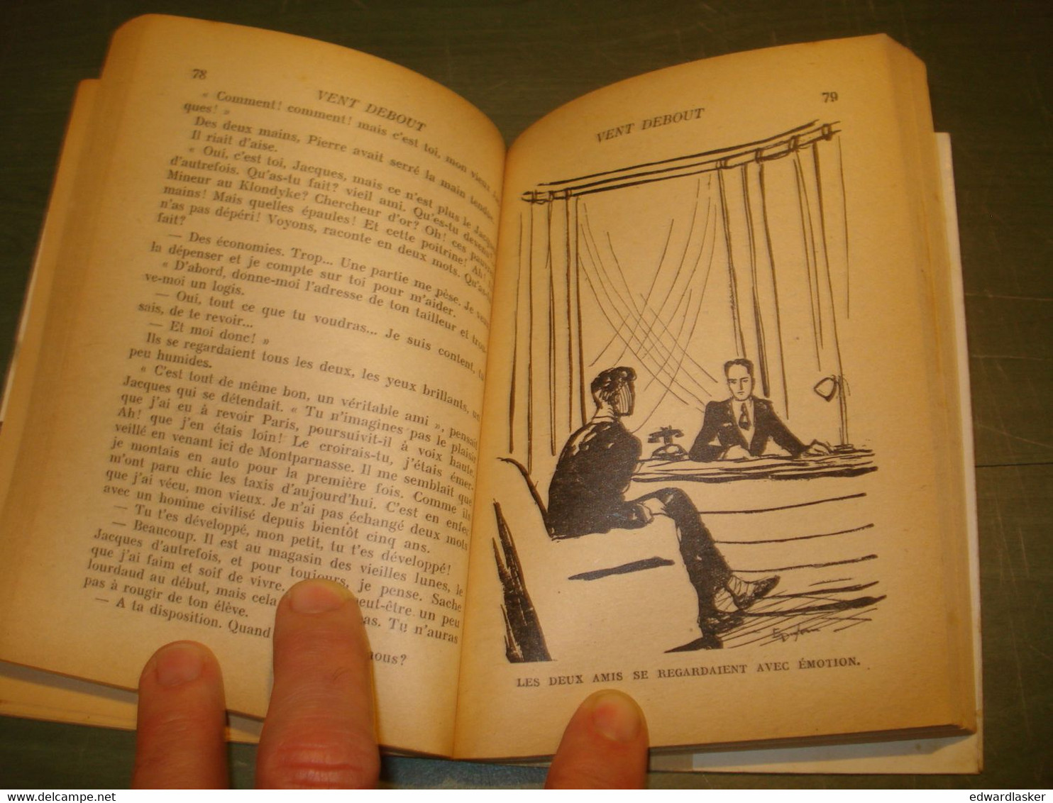 BIBLIOTHEQUE De La JEUNESSE : Vent Debout /Jean D'Agraives - Jaquette 1951 - Bibliothèque De La Jeunesse