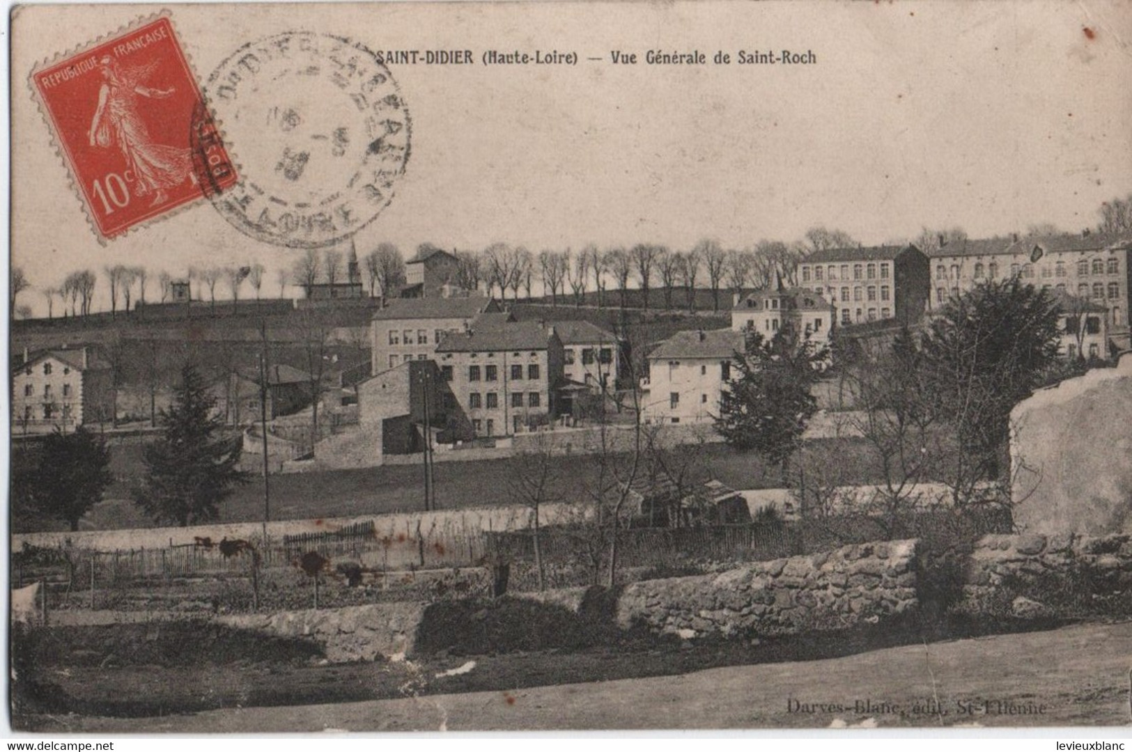 France / HAUTE LOIRE/  SAINT-DIDIER/ Vue Générale De  Saint-Roch / Lourdadour/ La Bourboule /Vers 1918    CPDIV360 - Saint Didier En Velay