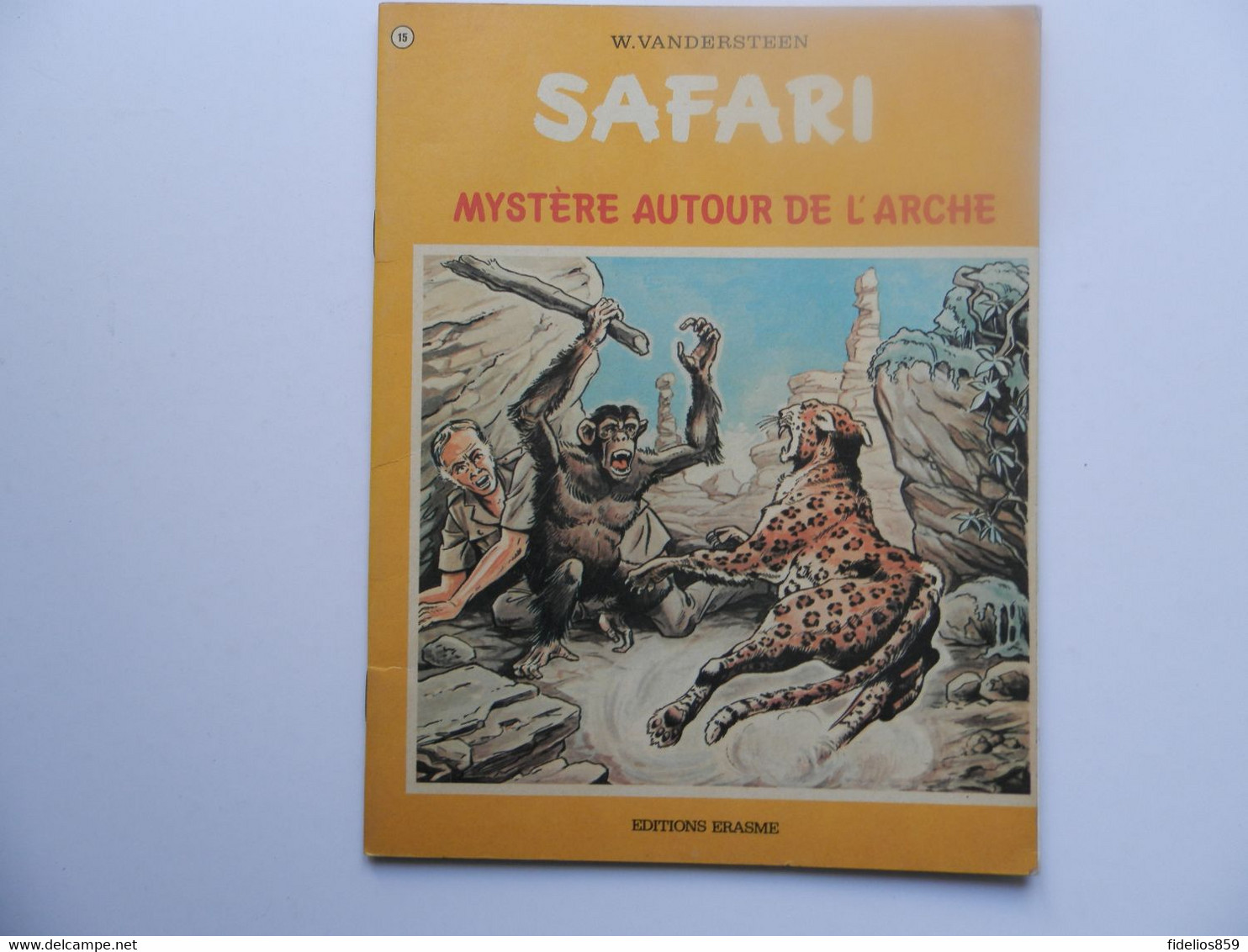SAFARI PAR VANDERSTEEN  AVENTURES AFRICAINES  TOME 15 EDITION 1973 - Safari