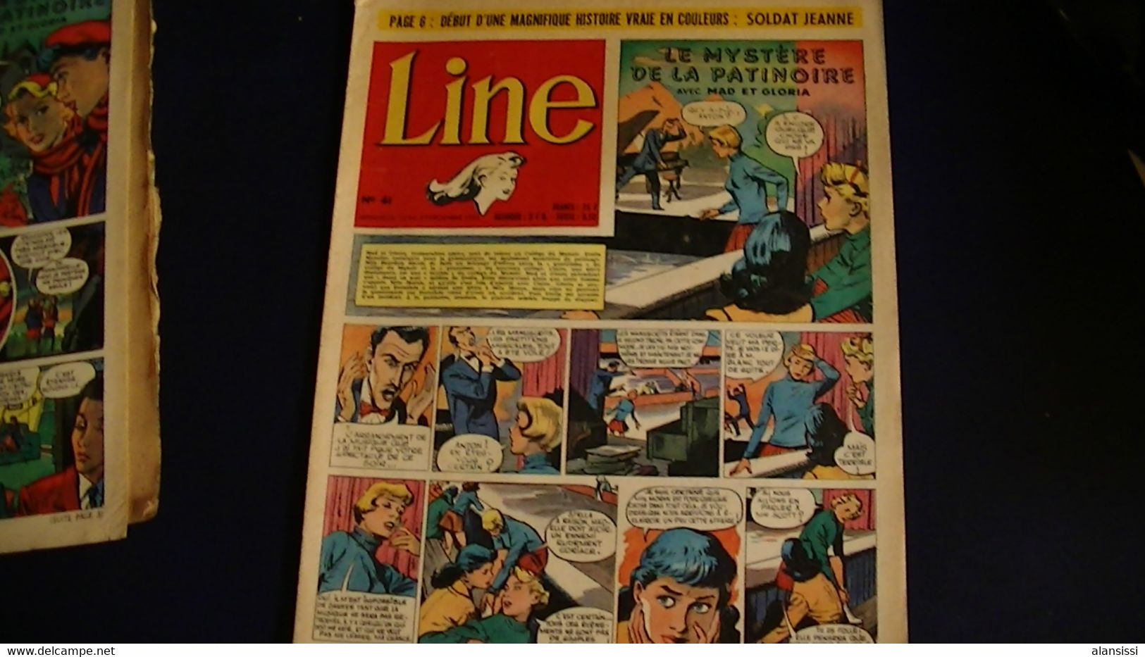 LINE N° 41  Bon état  1955 16 Pages  Grand Format  25 X 31 - Line