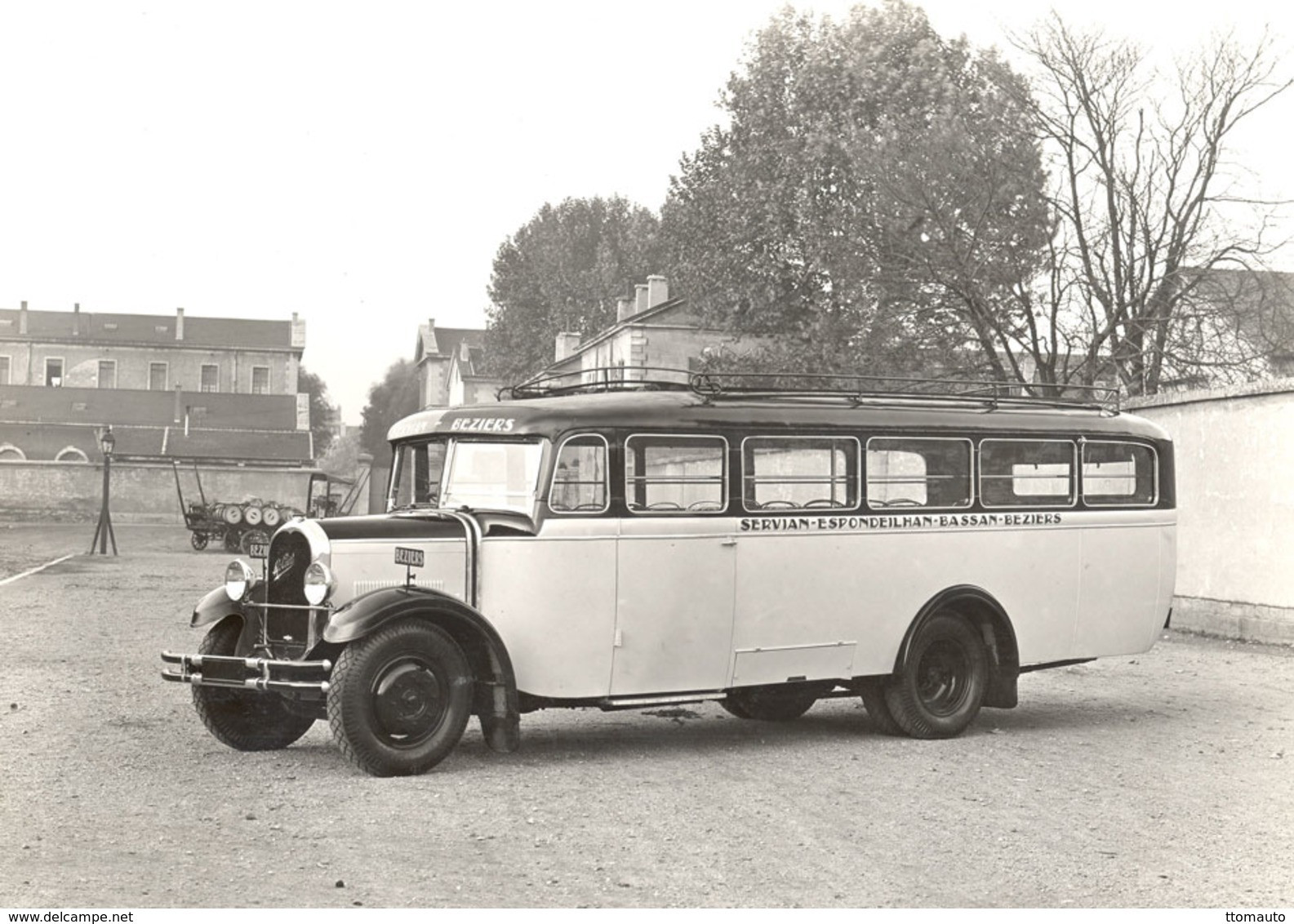 Autobus LUC COURT MC4 Atlantic (Constructeur Lyonnais) 1934  -  15x10cms PHOTO - Buses & Coaches