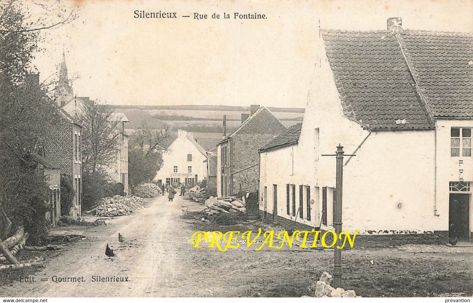 SILENRIEUX - Rue De La Fontaine - Carte Circulé - Cerfontaine