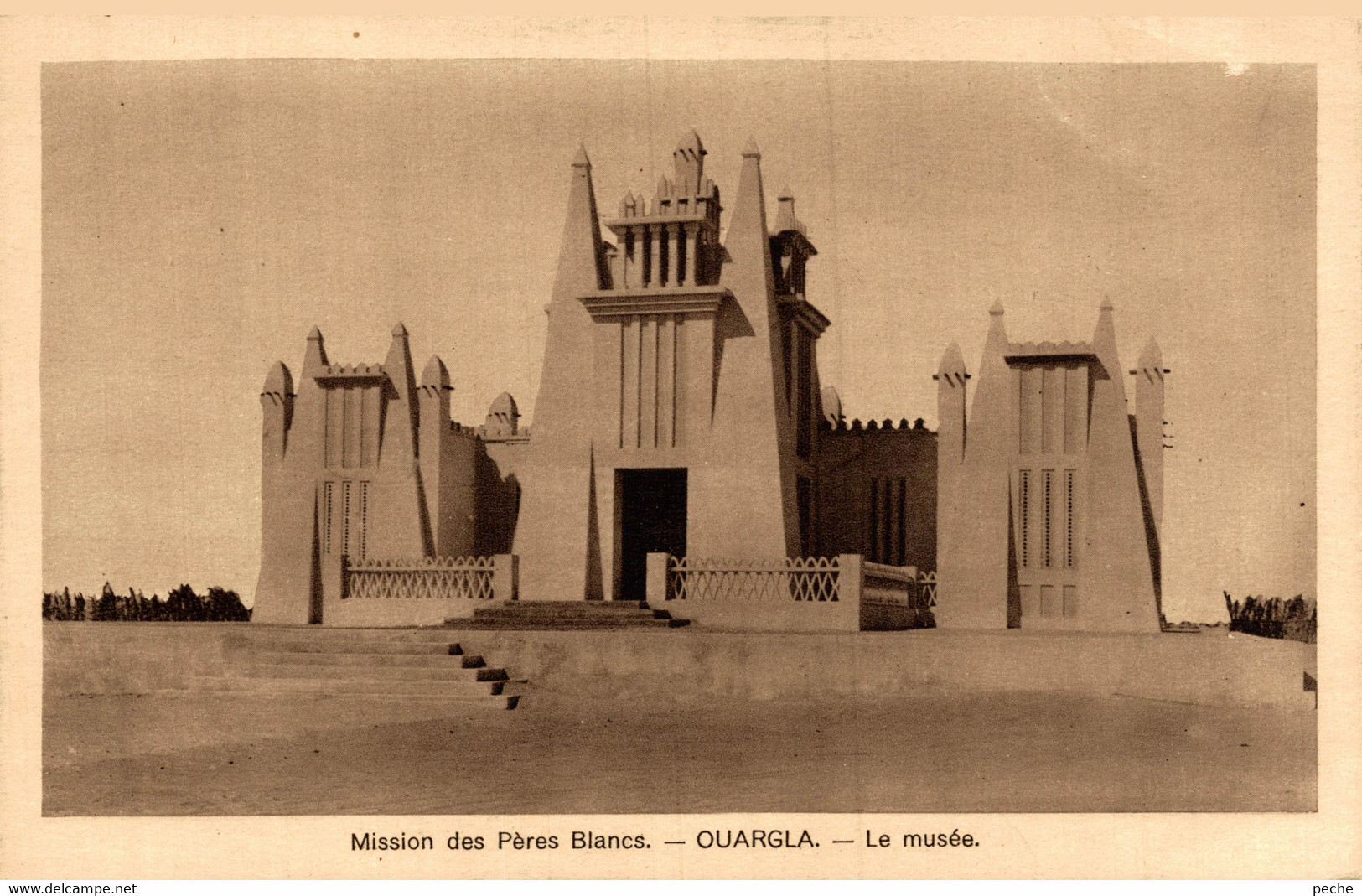 N°87733 -cpa Ouargla -mission Des Pères Blancs-le Musée- - Ouargla